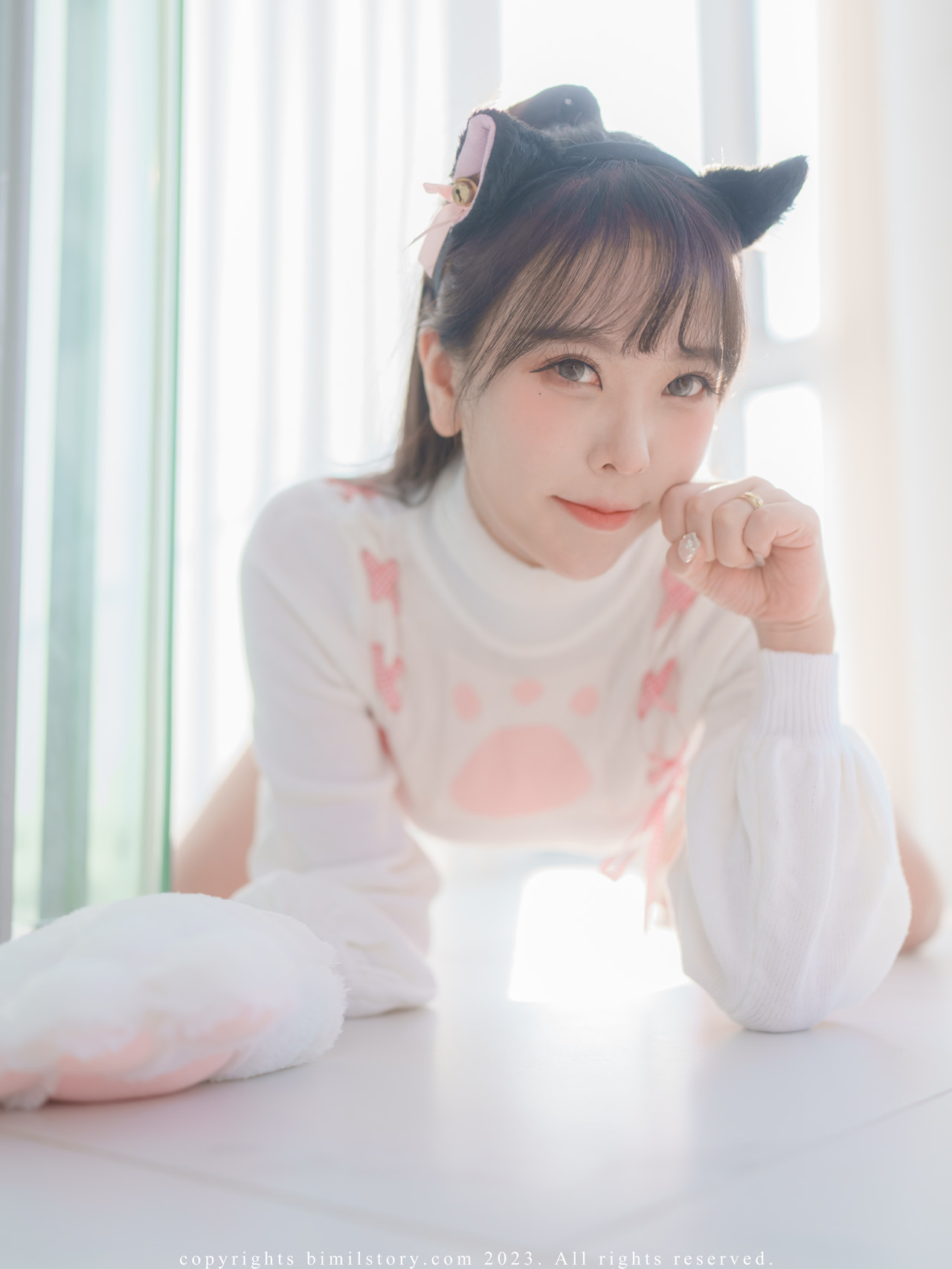 Jia 지아, [Bimilstory] Under-Boob Cat Girl Set.01 38