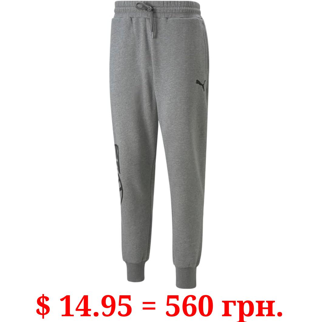 PUMA Mens Posterize Sweatpants Casual Pockets - Grey
