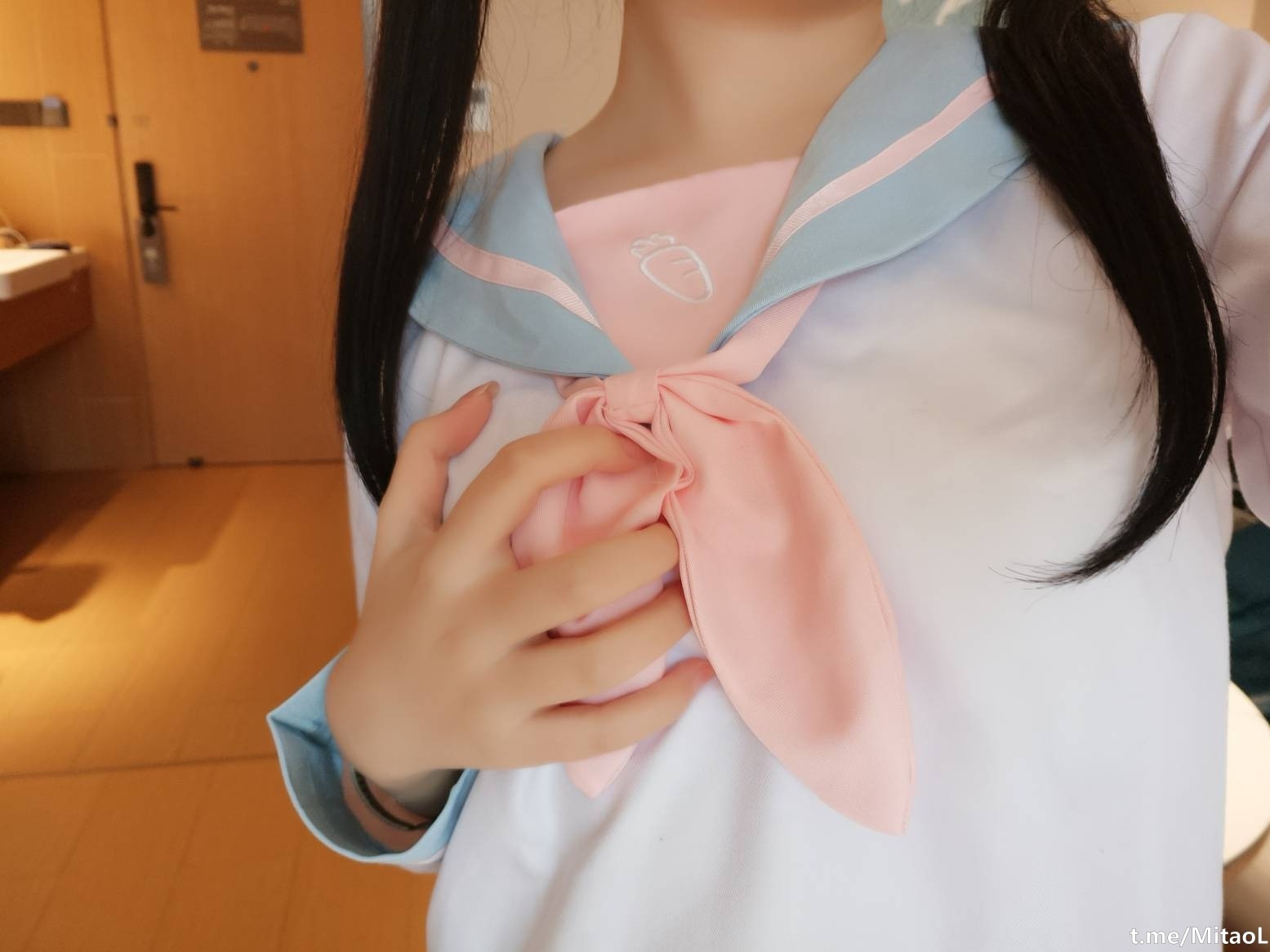 赛高淋酱 双马尾JK蓝 103P 79