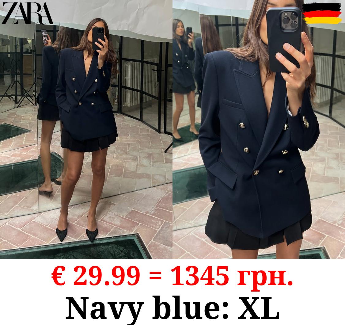 TAILORED DOUBLE-BREASTED BLAZER