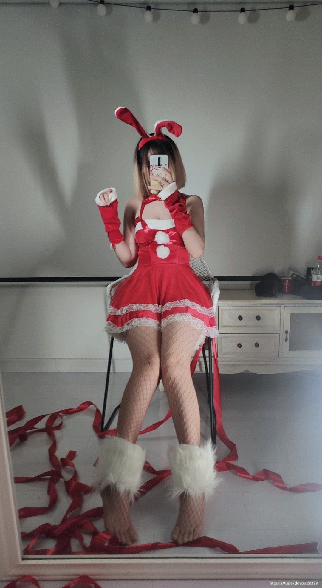 桑w伊梓 网袜丝带兔兔（12月25打赏群资源） 43