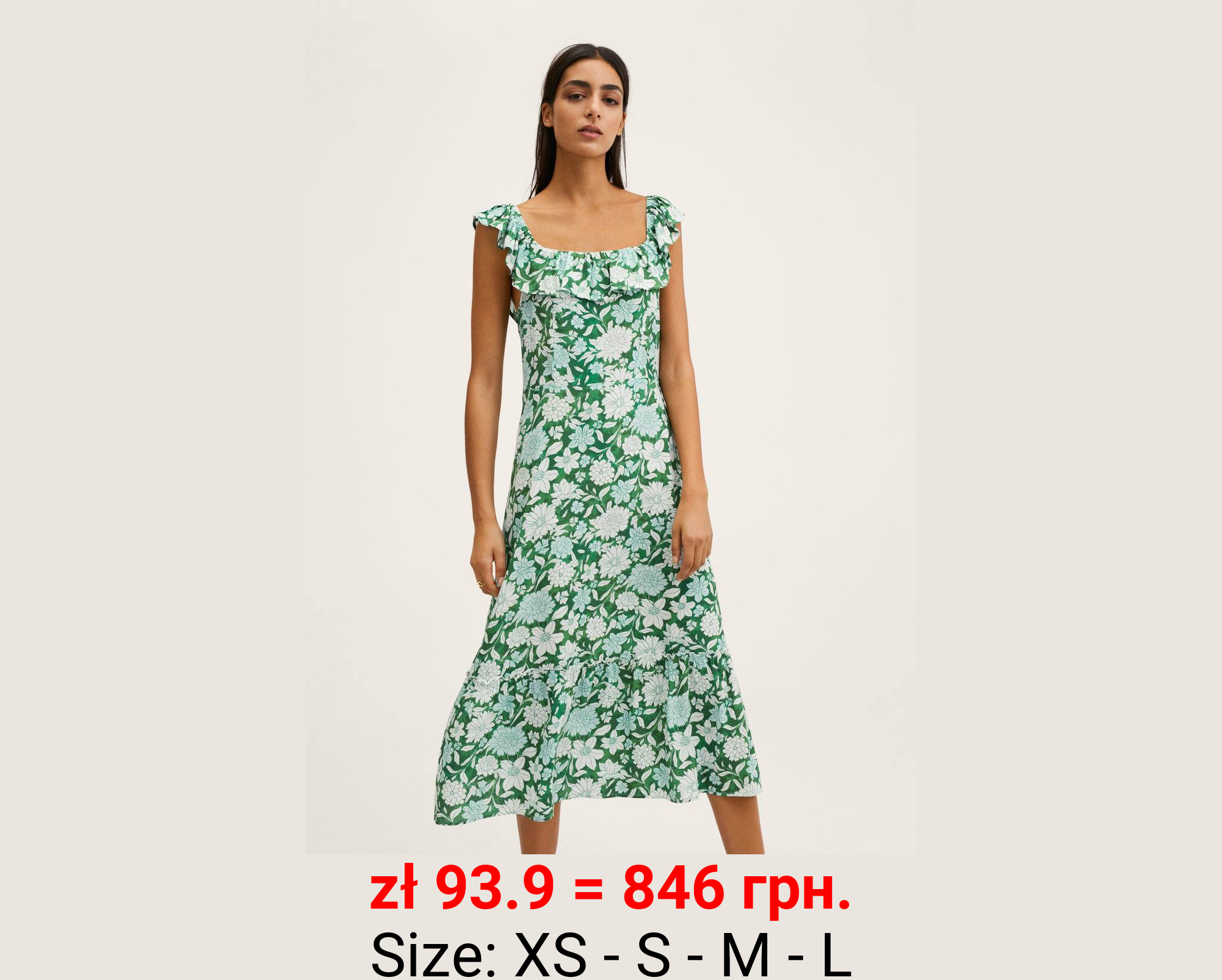 Vestido estampado floral