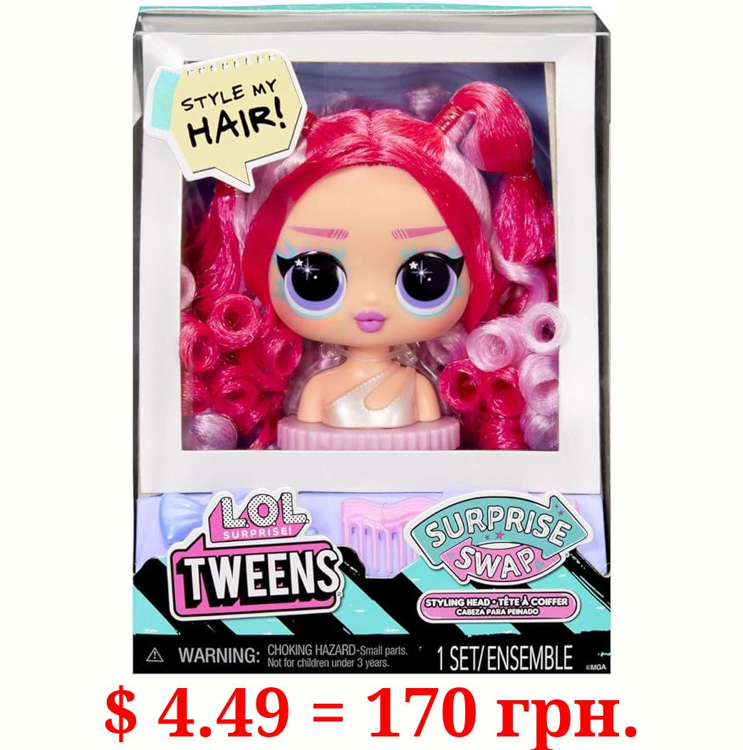 L.O.L. Surprise! Tweens Surprise Swap Styling Heads Including Fabulous Hair Accessories and Gorgeous Hair – Great Gift for Kids Ages 4+ (Assorted items)