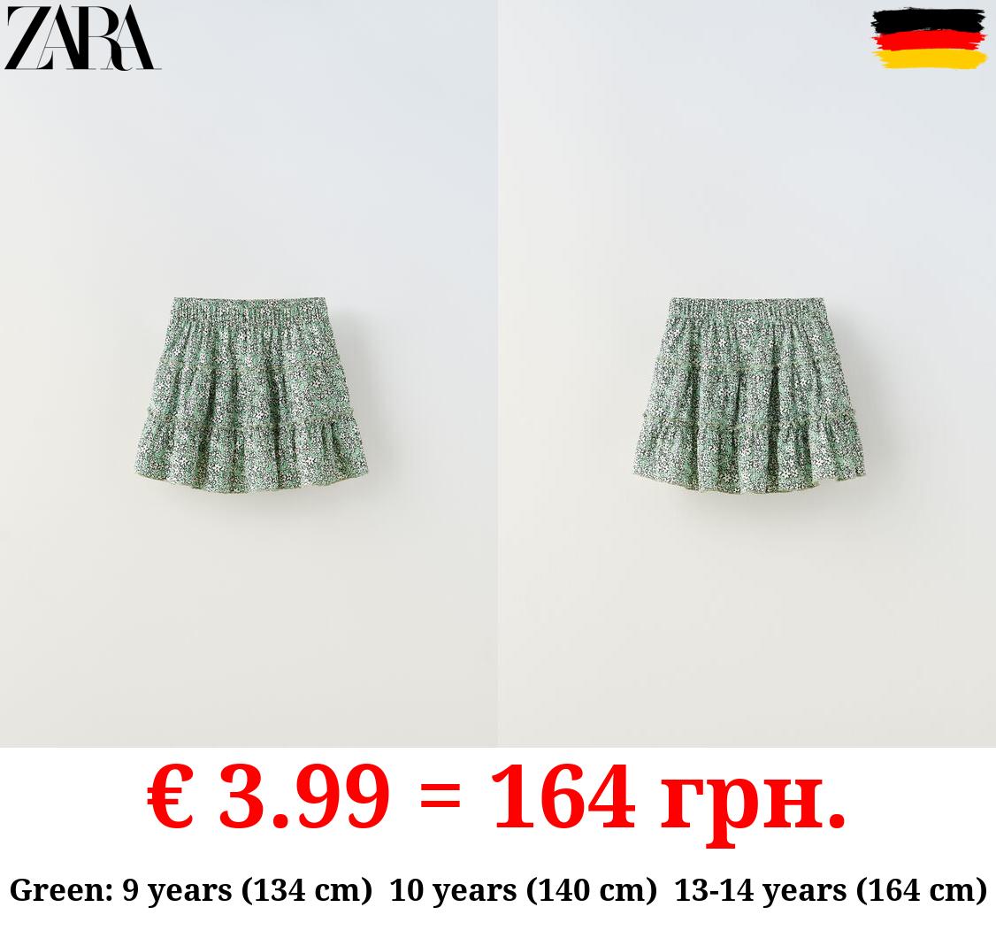 FLORAL BERMUDA SKORT