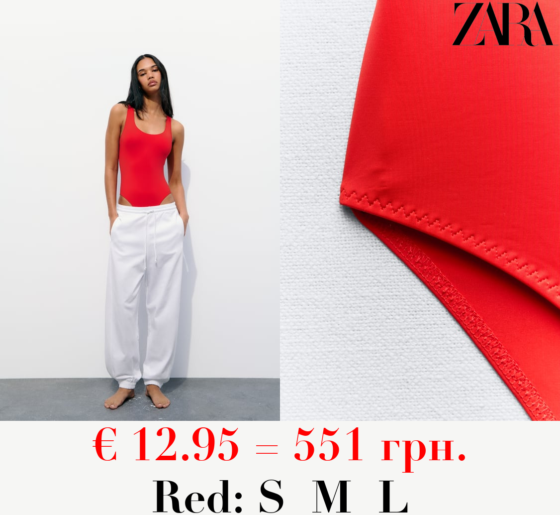 FITTED POLYAMIDE BODYSUIT