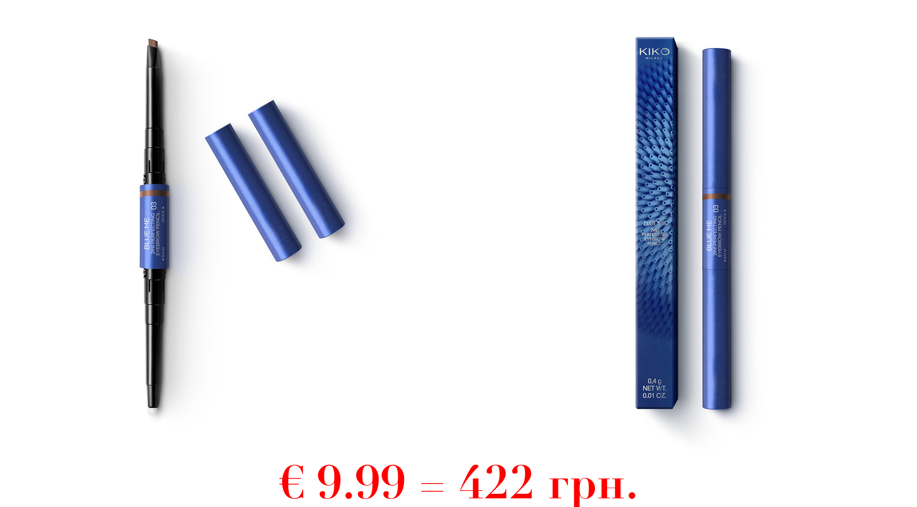 blue me 2-in-1 perfecting eyebrow pencil