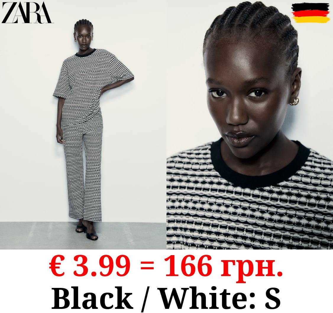 TEXTURED JACQUARD TOP