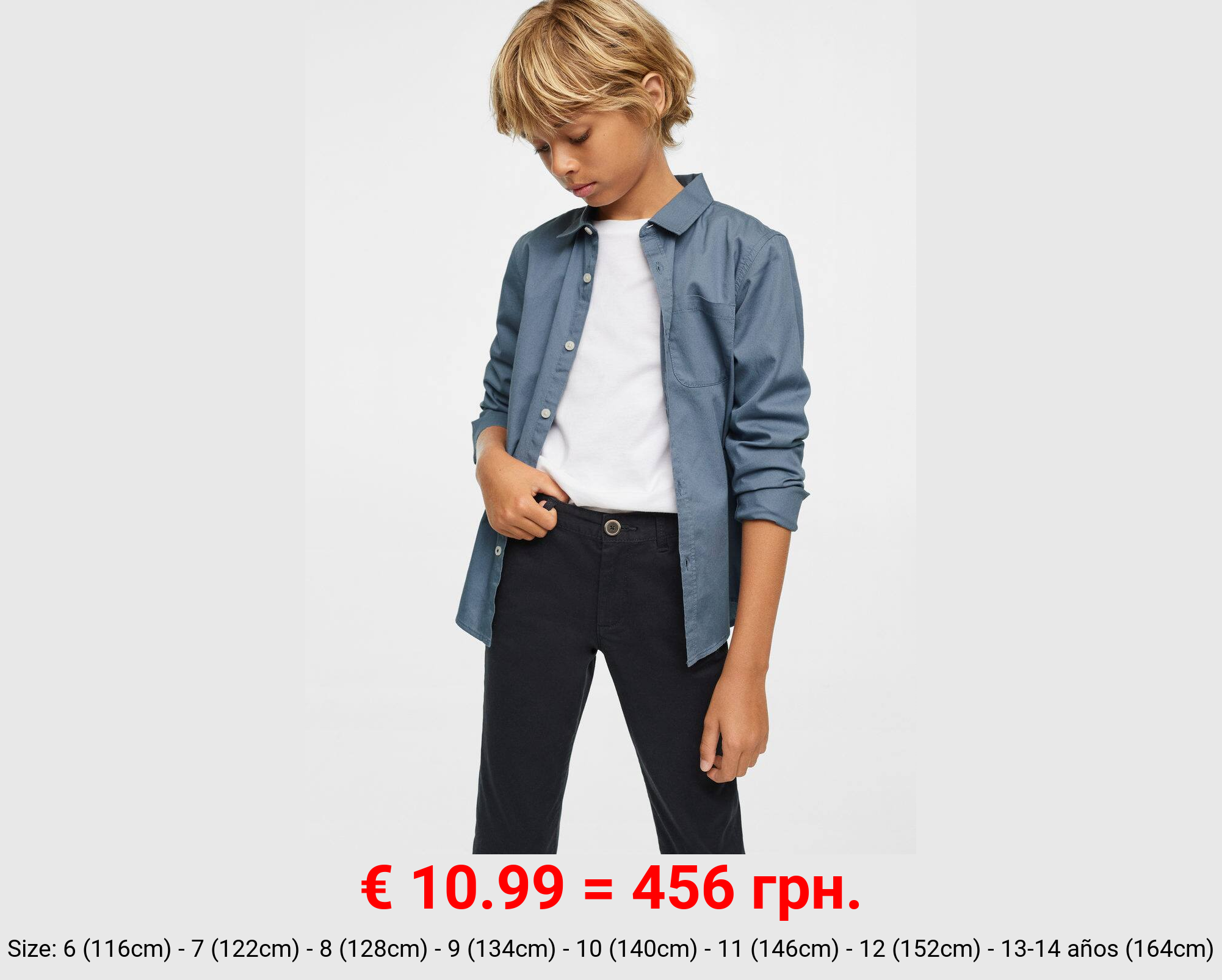 Pantalón chino algodón