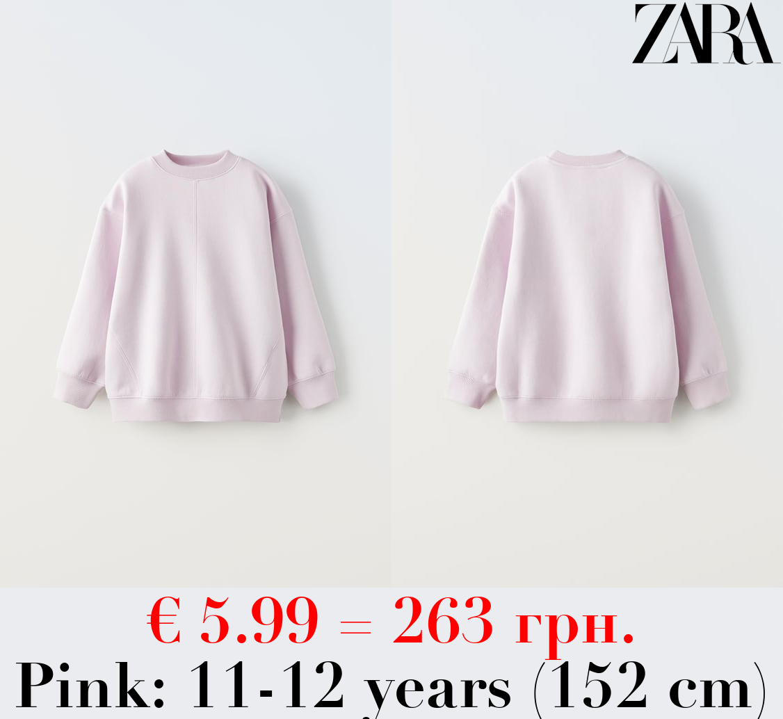 BASIC PLUSH SWEATSHIRT