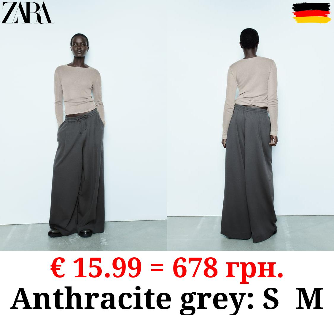 BROAD PLUSH TROUSERS