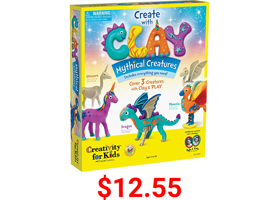 Creativity for Kids Create with Clay Mythical Creatures – Sensory Arts & Crafts For Kids