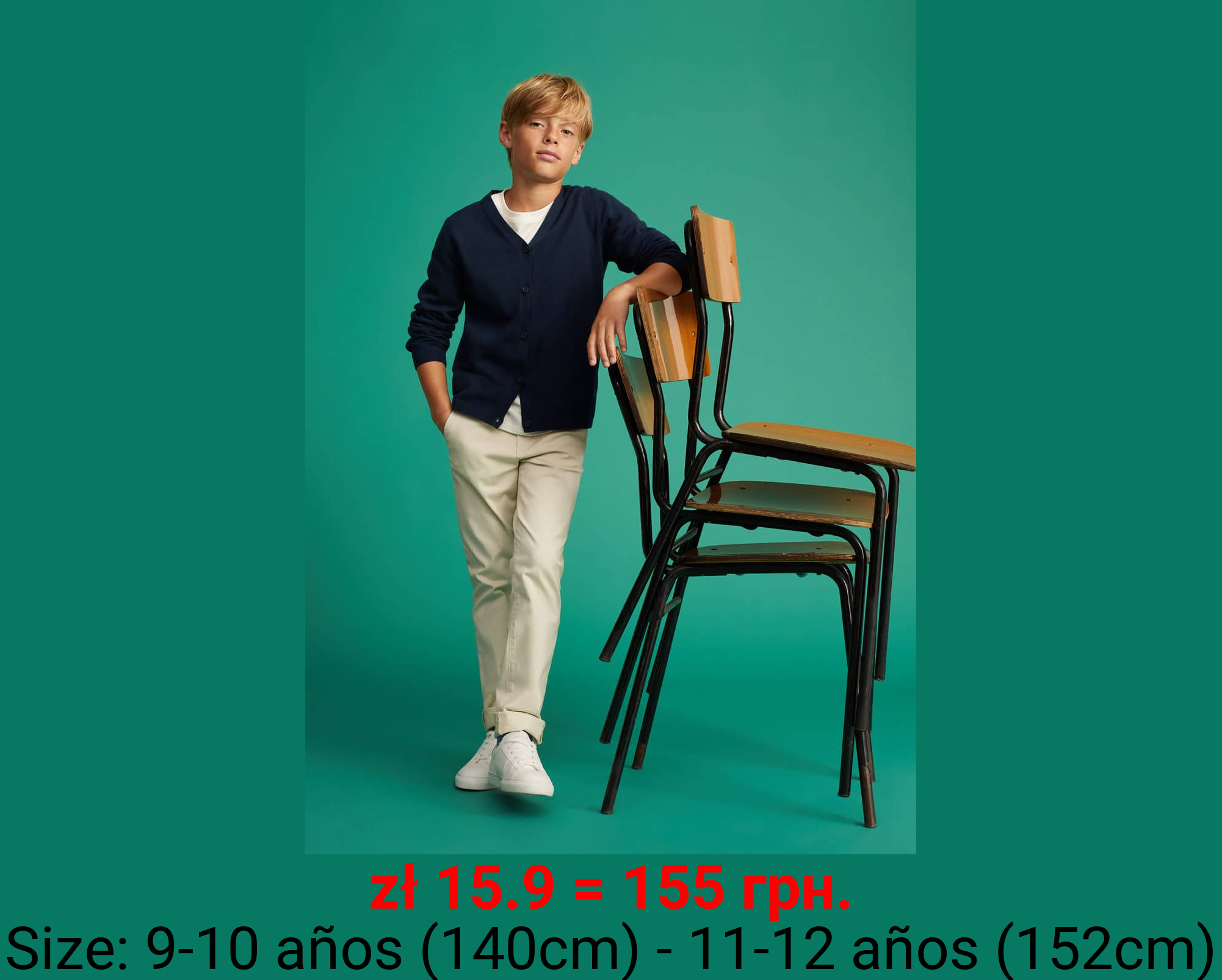 Cárdigan punto algodón