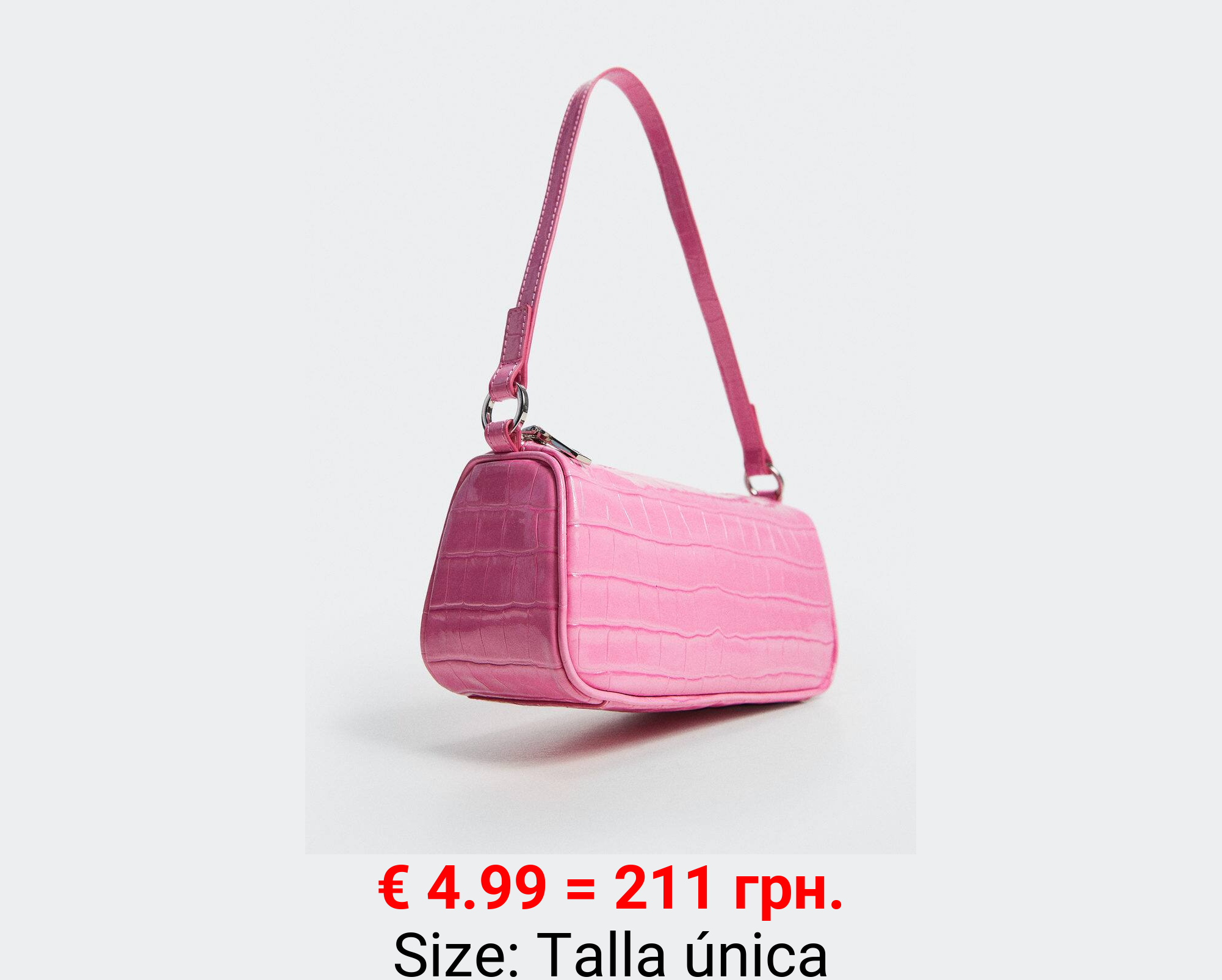 Bolso efecto cocodrilo