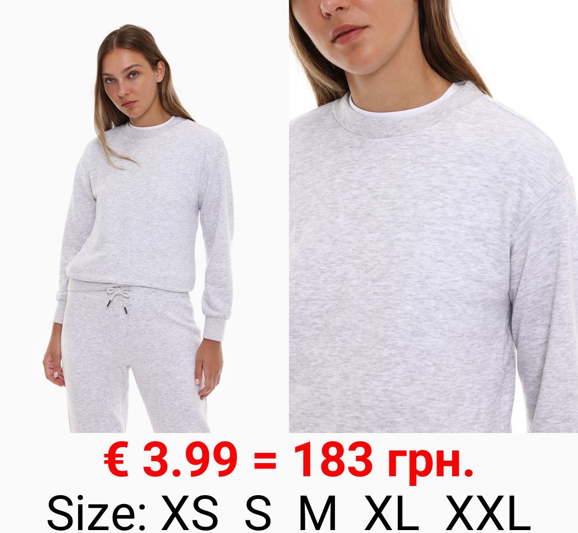 Basic tracksuit sweatshirt