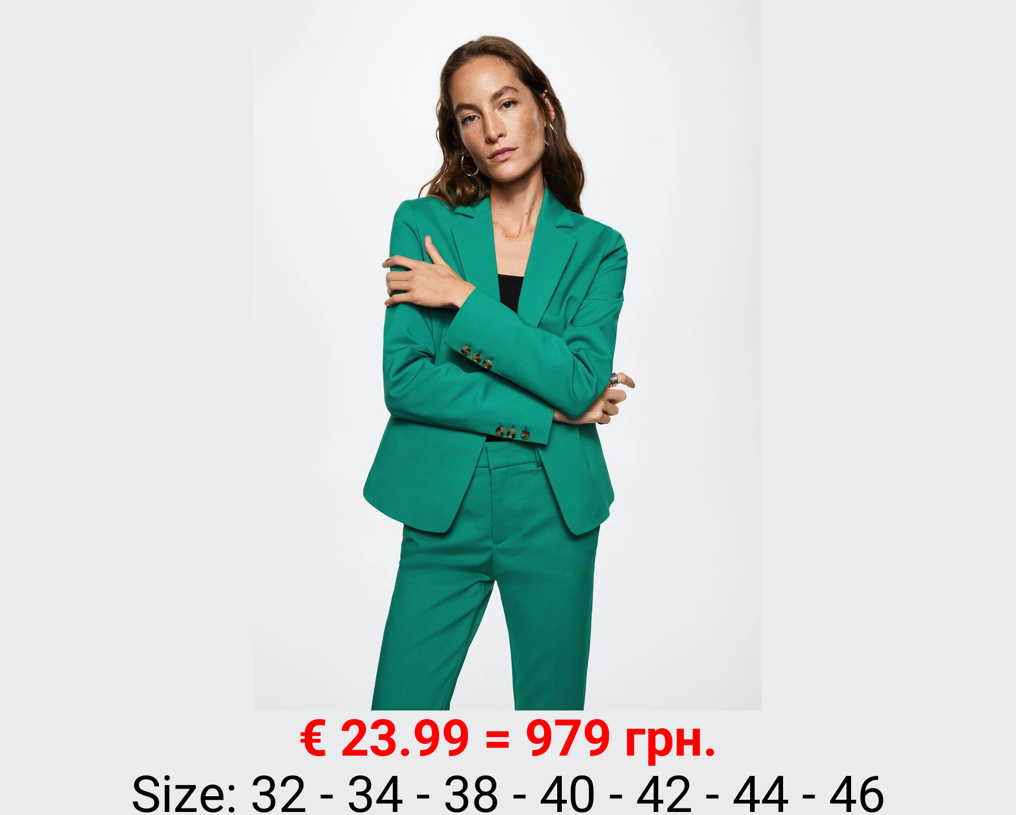 Americana traje estructurada