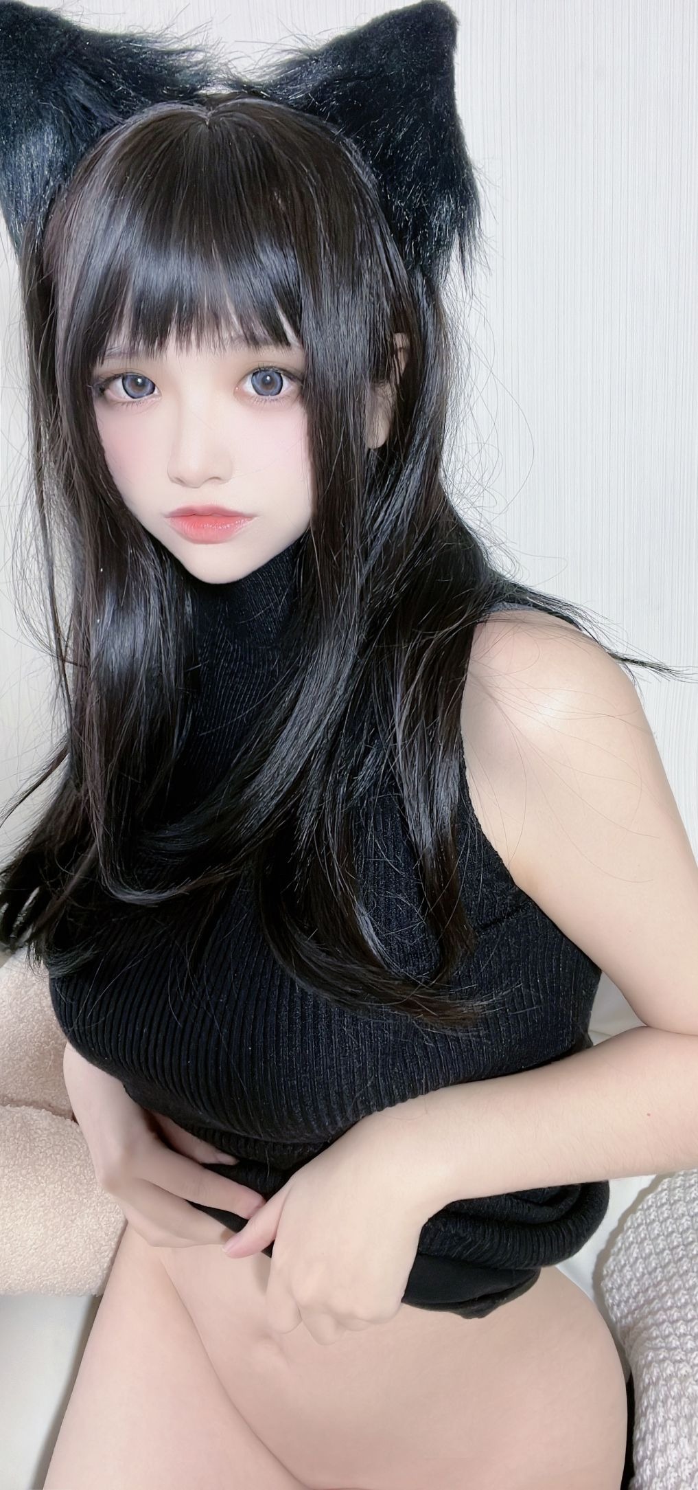 疯猫ss - NO.92 黑毛衣少女 [80P-1.17GB] 74