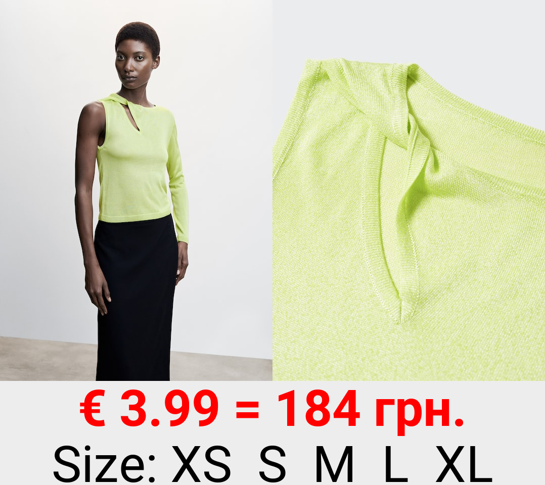 Jersey asimétrico punto fino