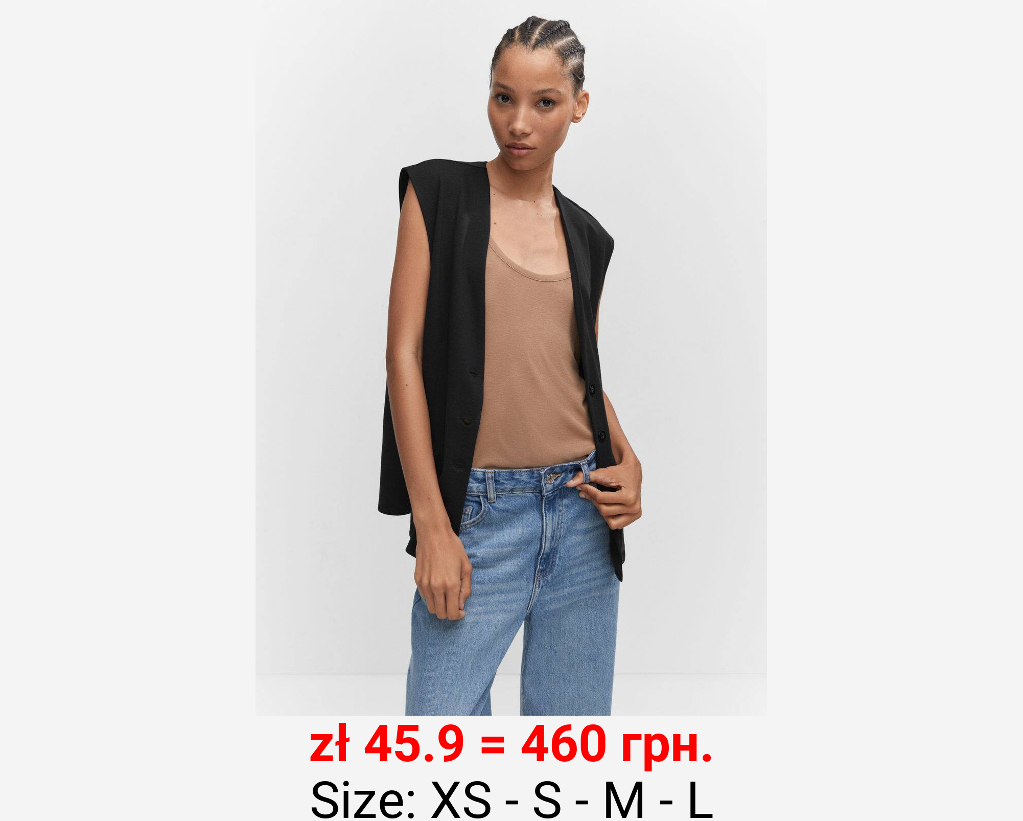  chaleco recto oversize