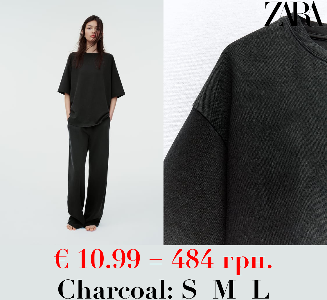 WASHED INTERLOCK T-SHIRT