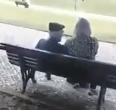 Los viejitos en el parque