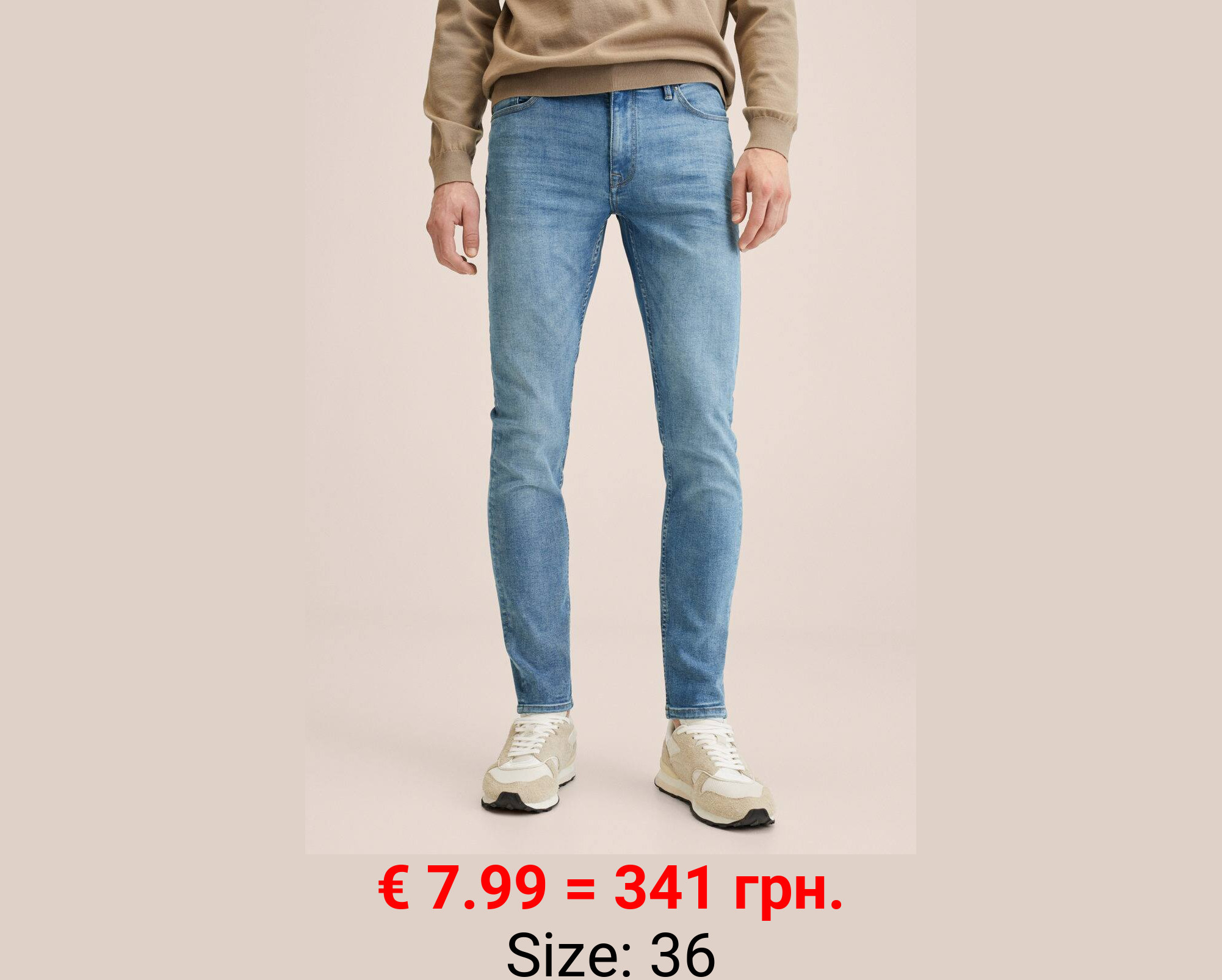 Jeans jude skinny lavado claro