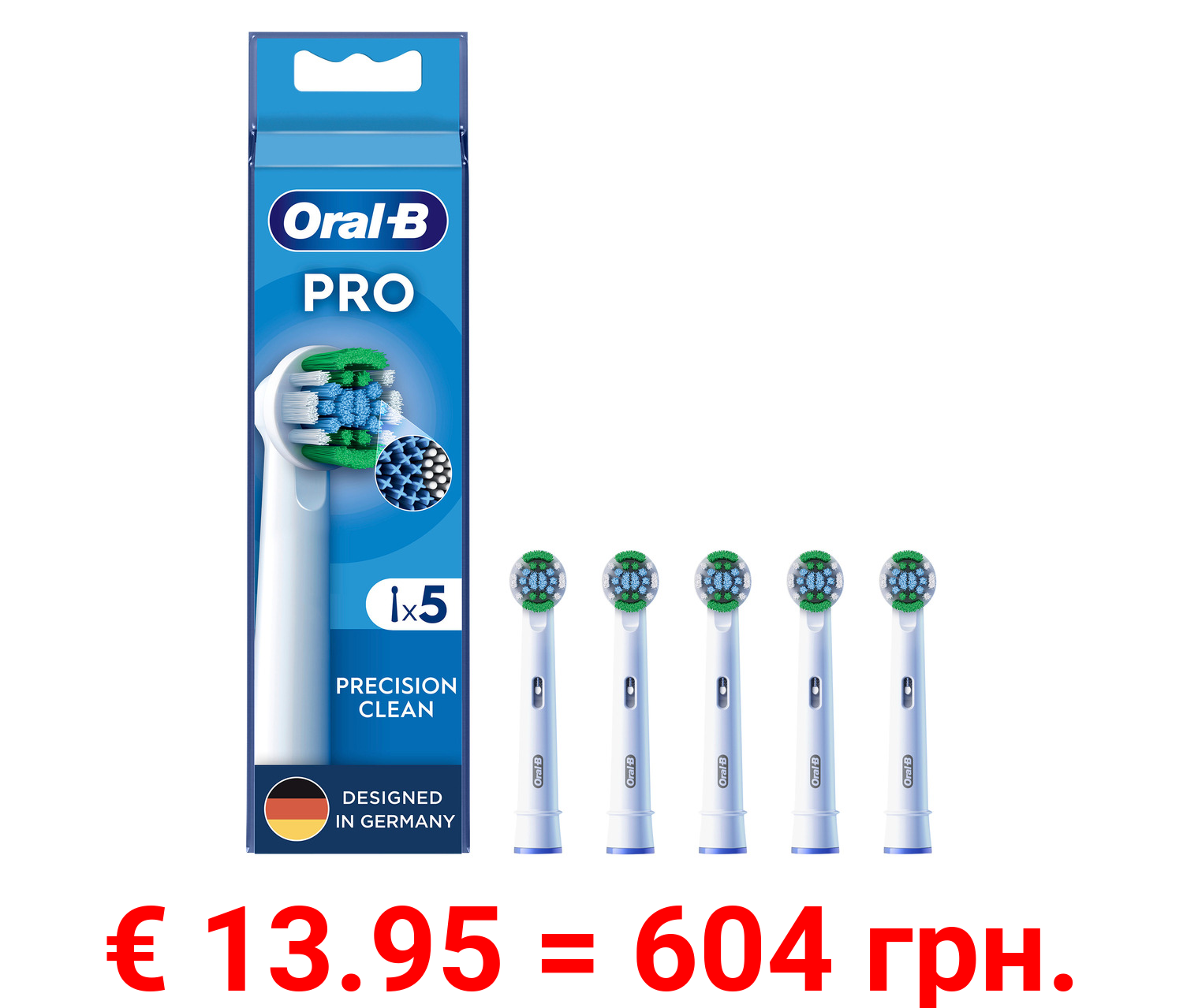 Oral-B Pro Precision Clean Aufsteckbürsten, 5 Stück