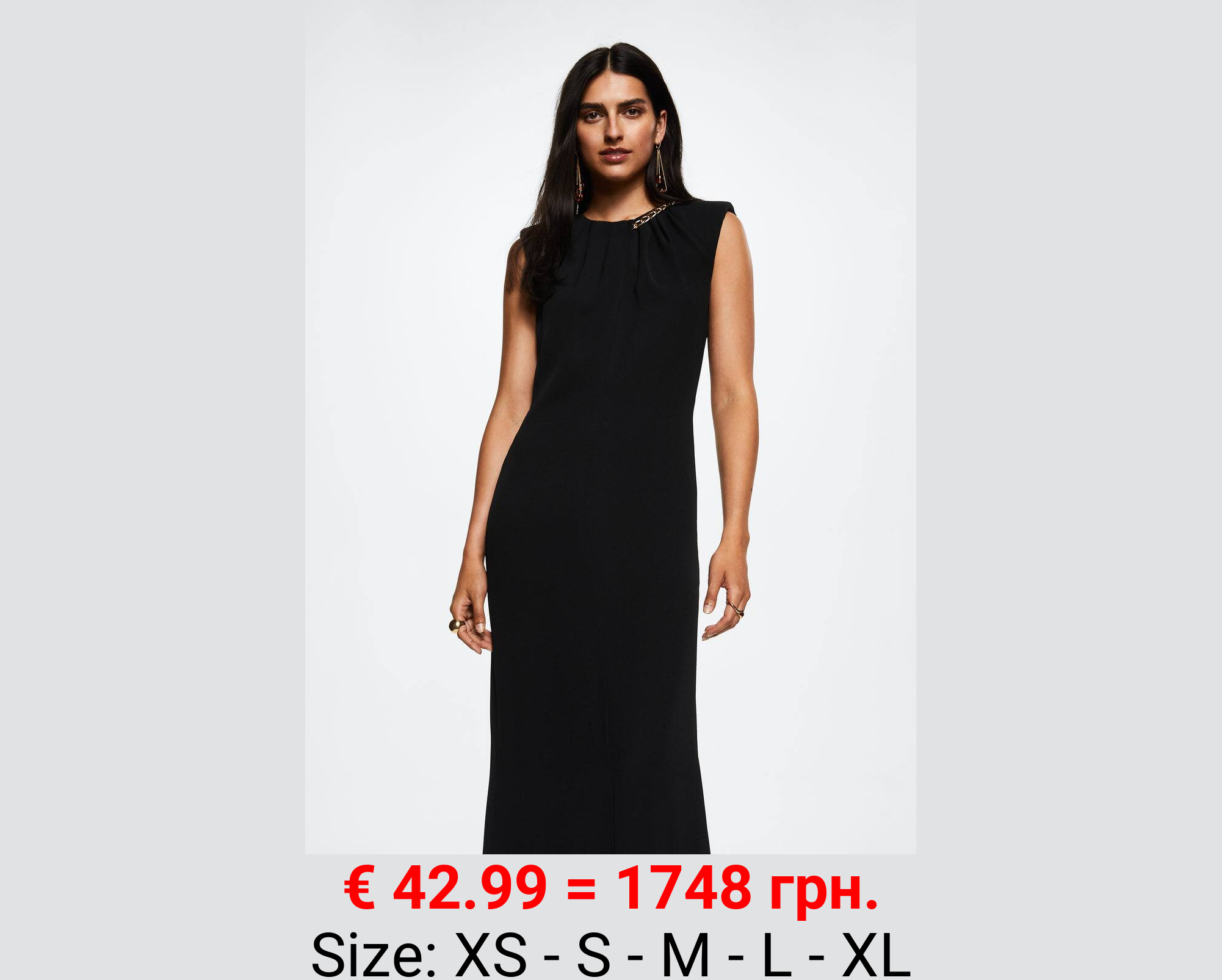 Vestido abertura espalda