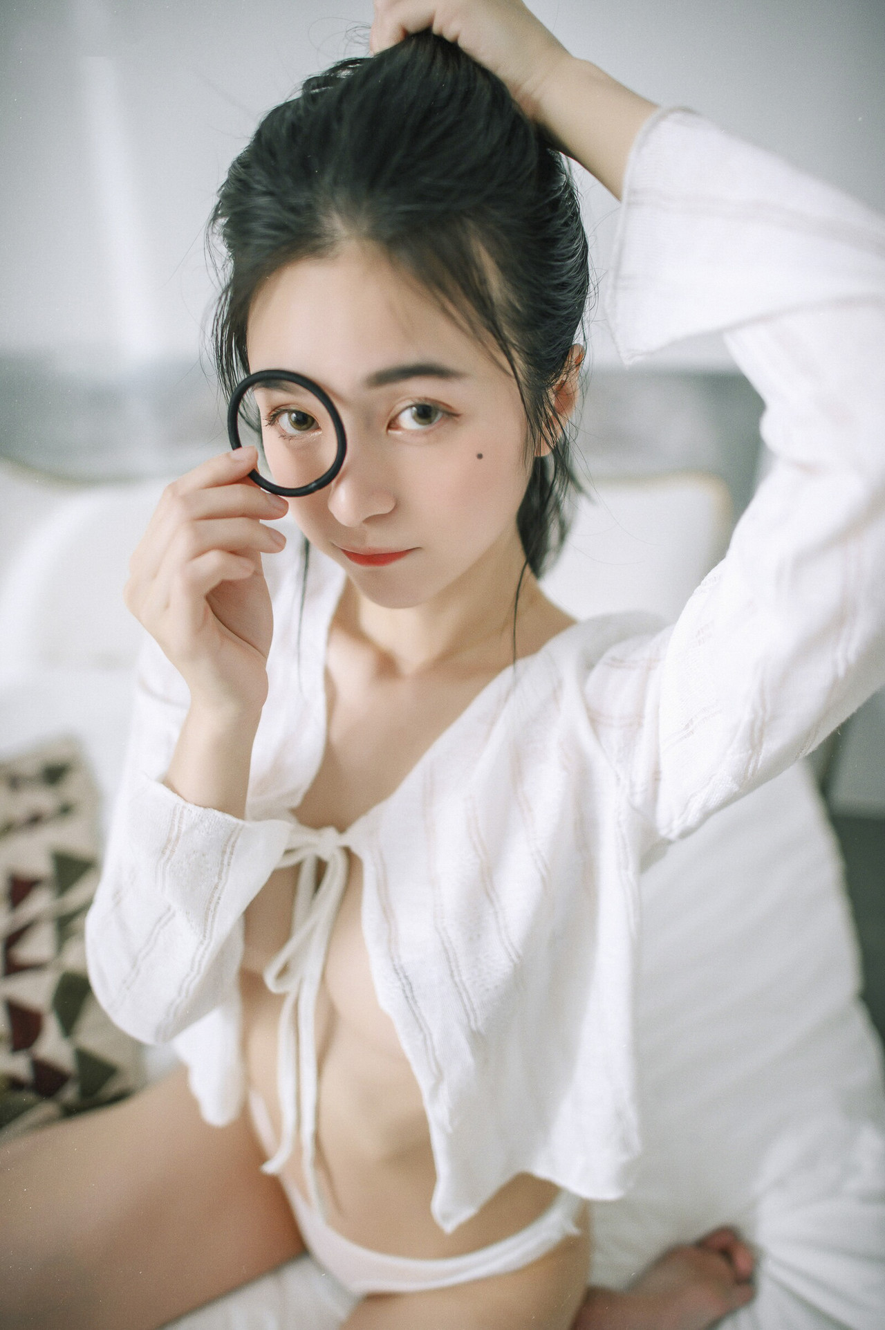 JVID精品 超仙辰辰 💕 仙女下凡玩遊戲輸了，成為任你使喚、讓你舒服的一日女友，隱藏版更多超性感畫面唷！ 74