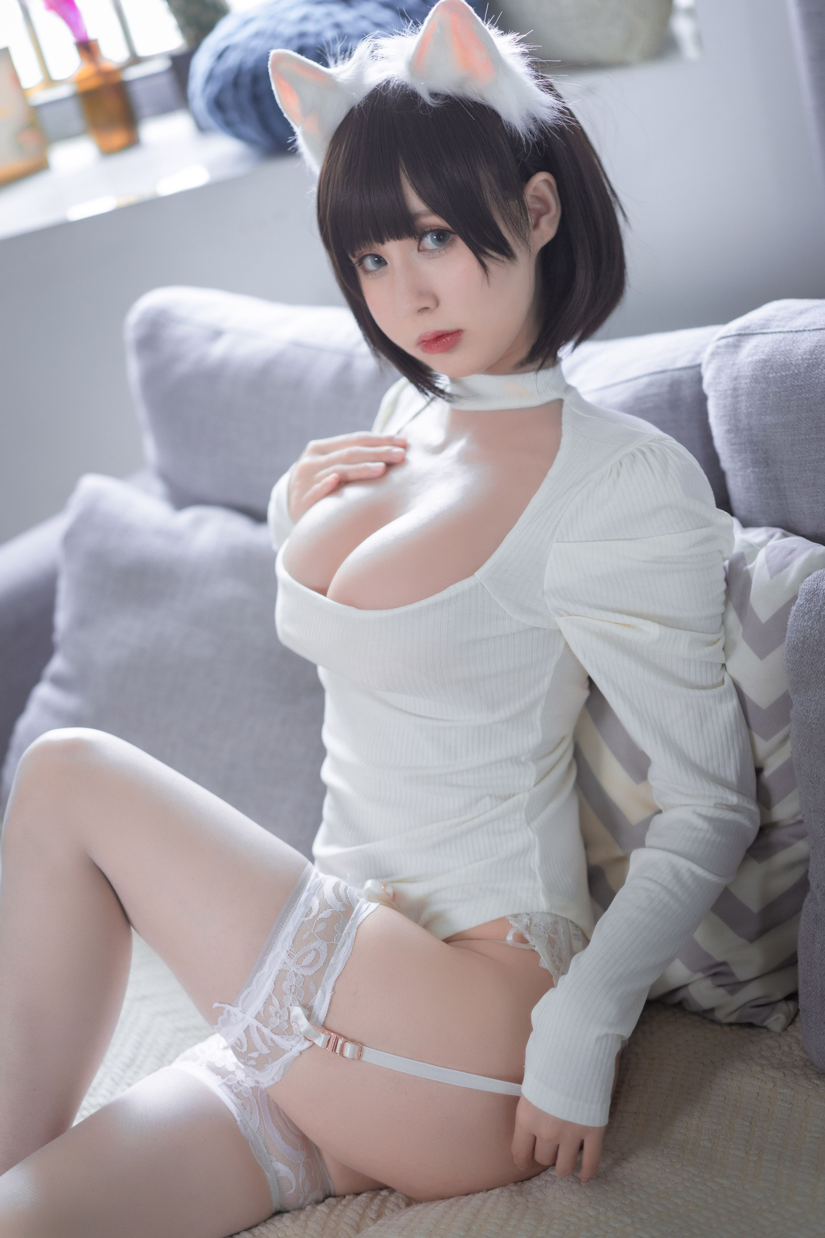 西园寺南歌 - NO.06 白猫白色连体衣 [30P-121MB] 3