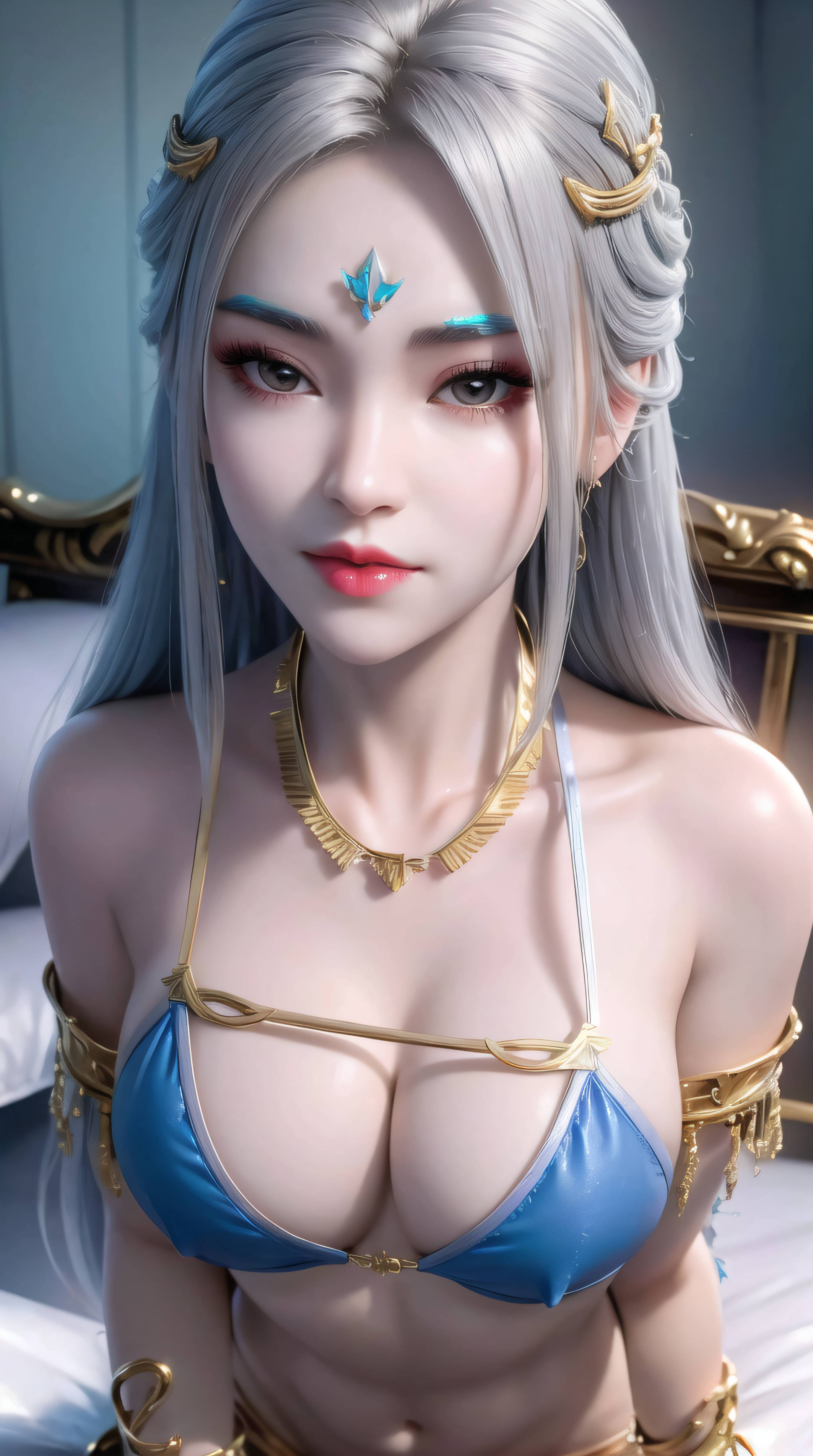 图片[24]-眷思量-奉眠 蓝色比基尼-六色网