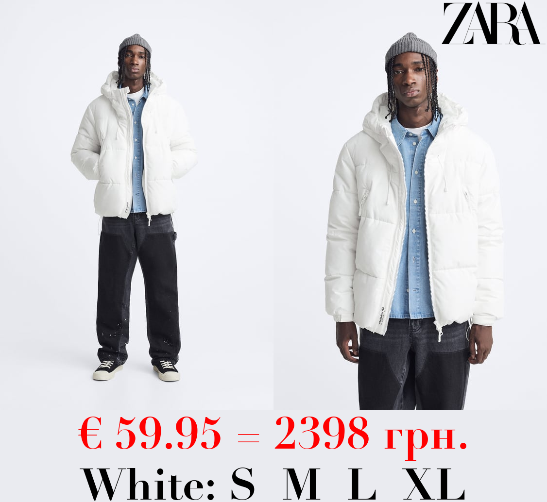 HOODED PUFFER JACKET