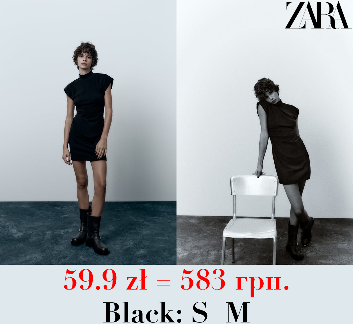 FITTED GATHERED DRESS