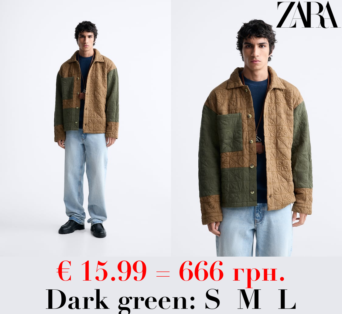 COLOUR BLOCK PATCHWORK JACKET