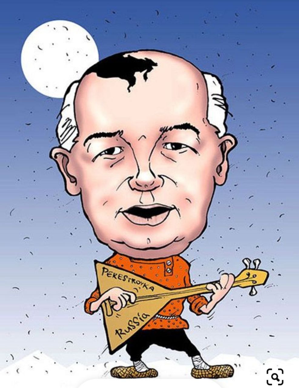 Михаил Горбачев карикатура