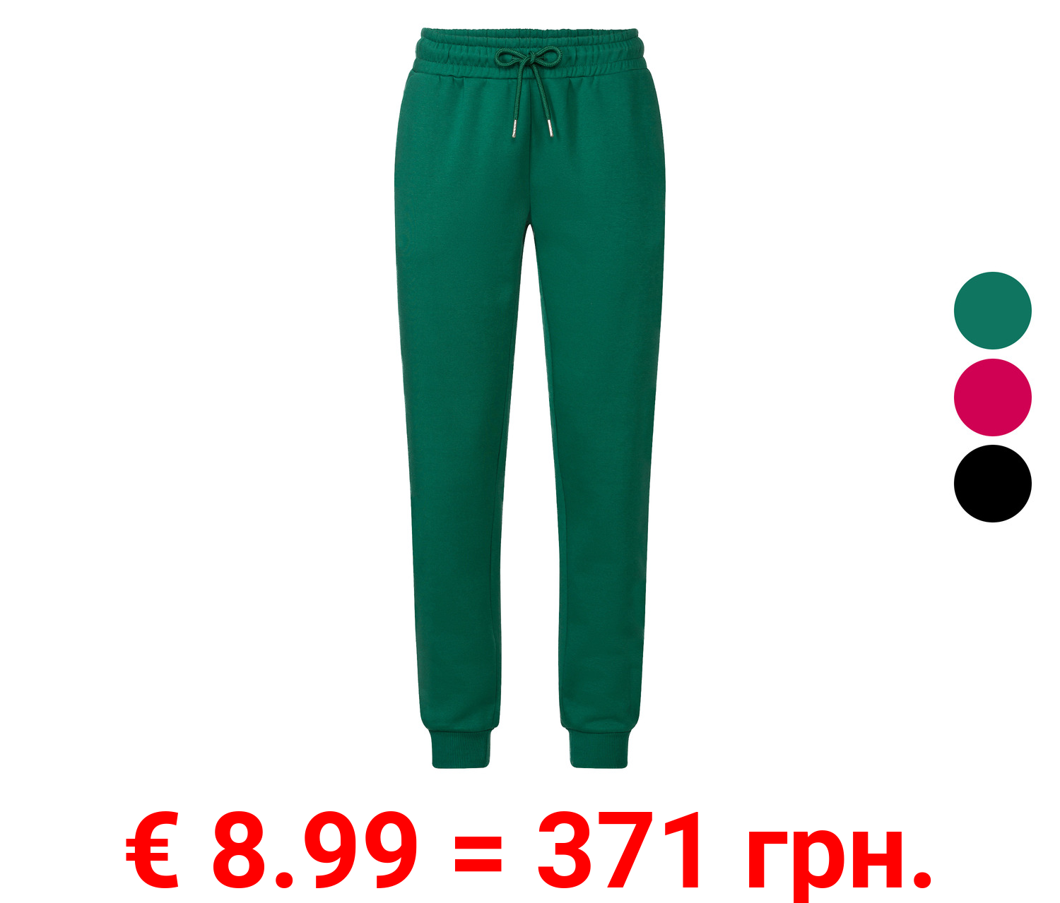 esmara® Damen Sweathose, Bündchen am Beinabschluss