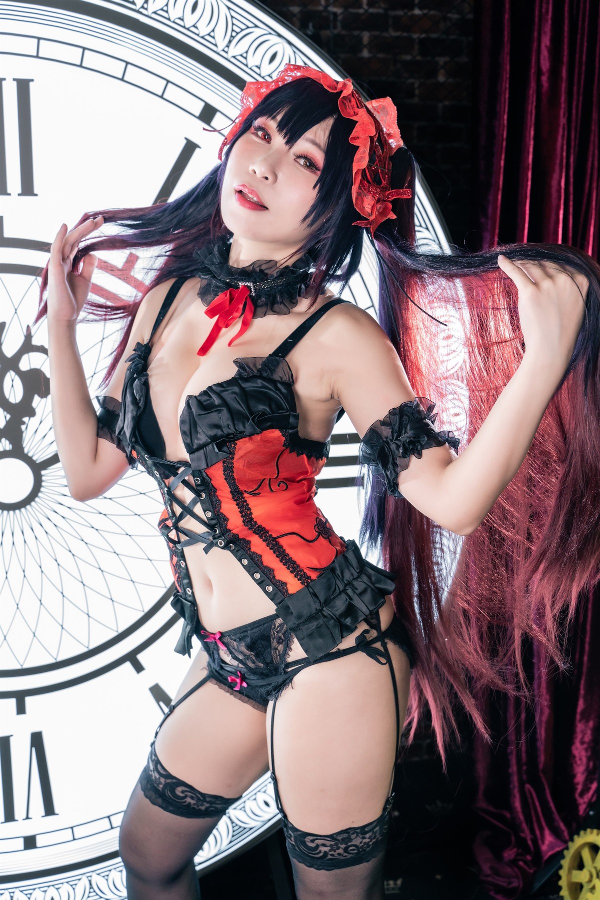 Cosplay 小琪Aki 时崎狂三 Kurumi Tokisaki 24