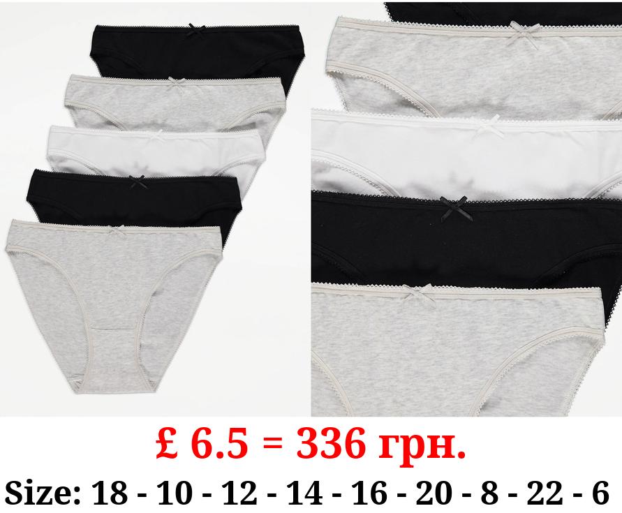 High Leg Knickers 5 Pack