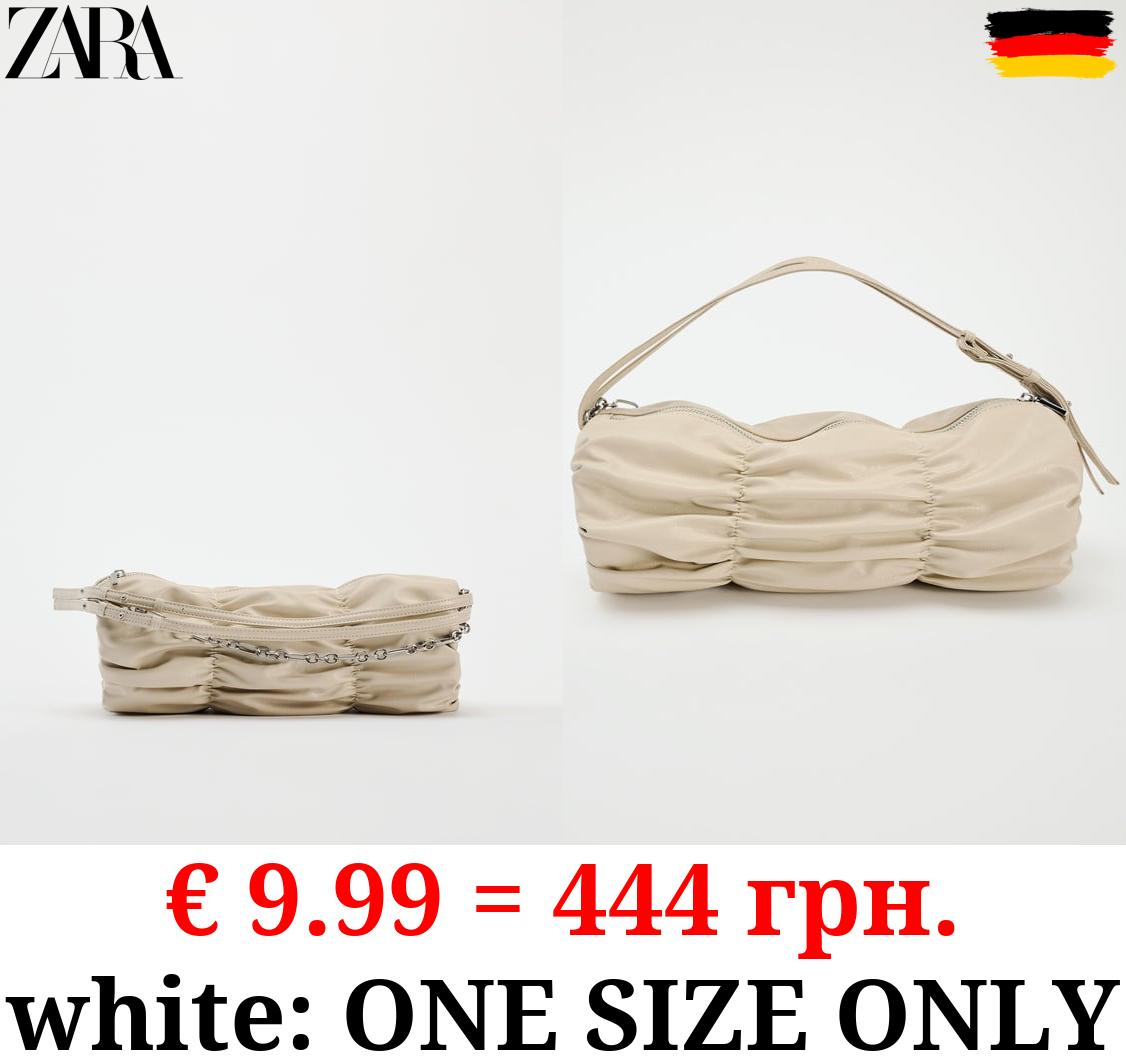 GATHERED SHOULDER BAG