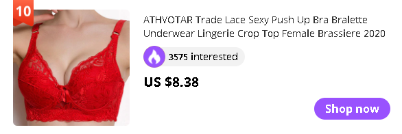 ATHVOTAR Trade Lace Sexy Push Up Bra Bralette Underwear Lingerie Crop Top Female Brassiere 2020 New
