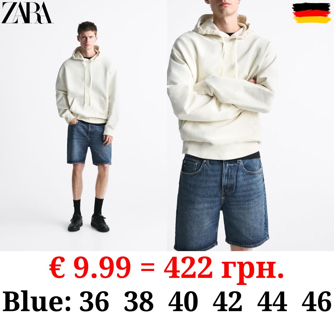 BASIC DENIM BERMUDA SHORTS