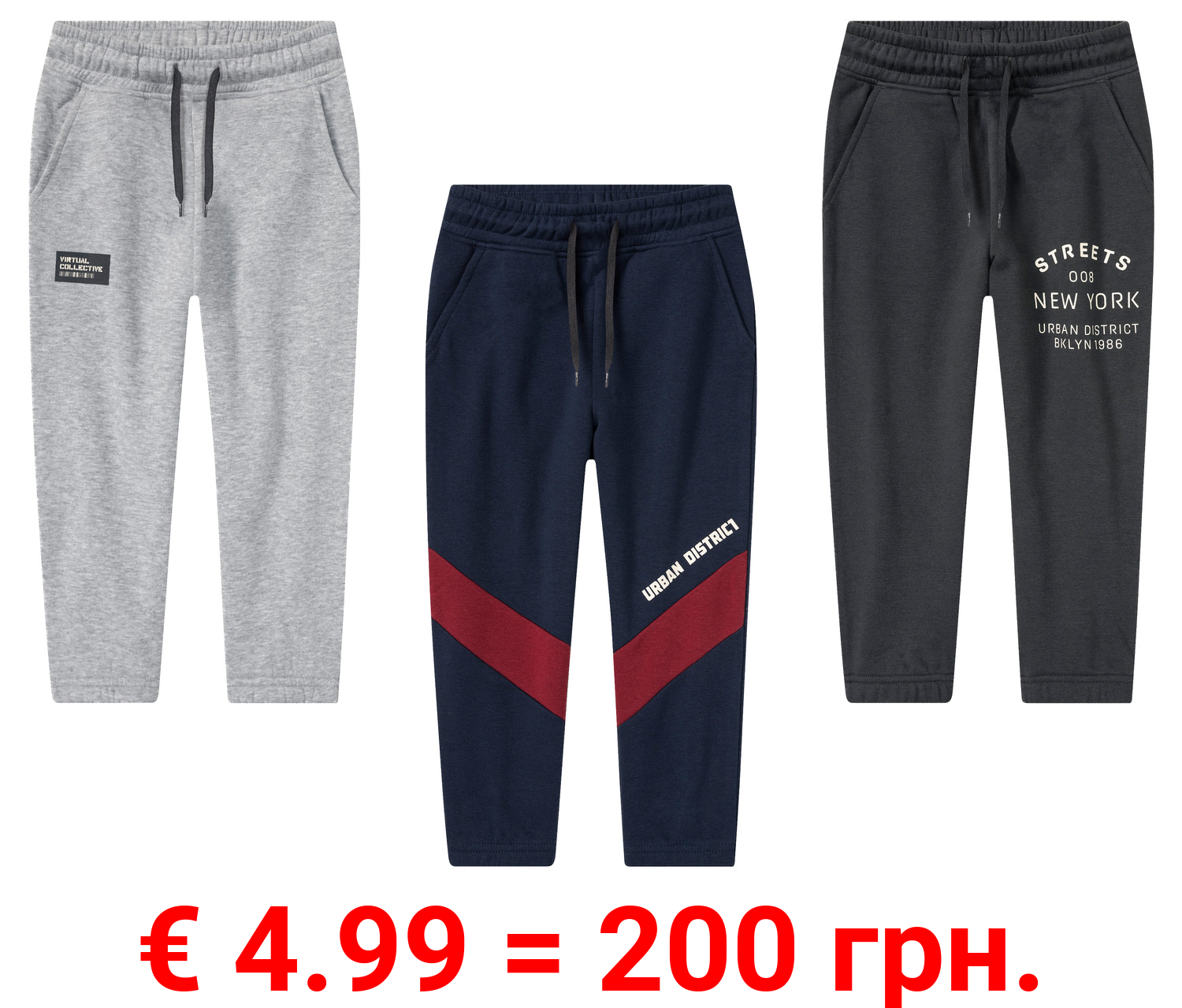 lupilu® Kleinkinder Sweathose mit Baumwolle