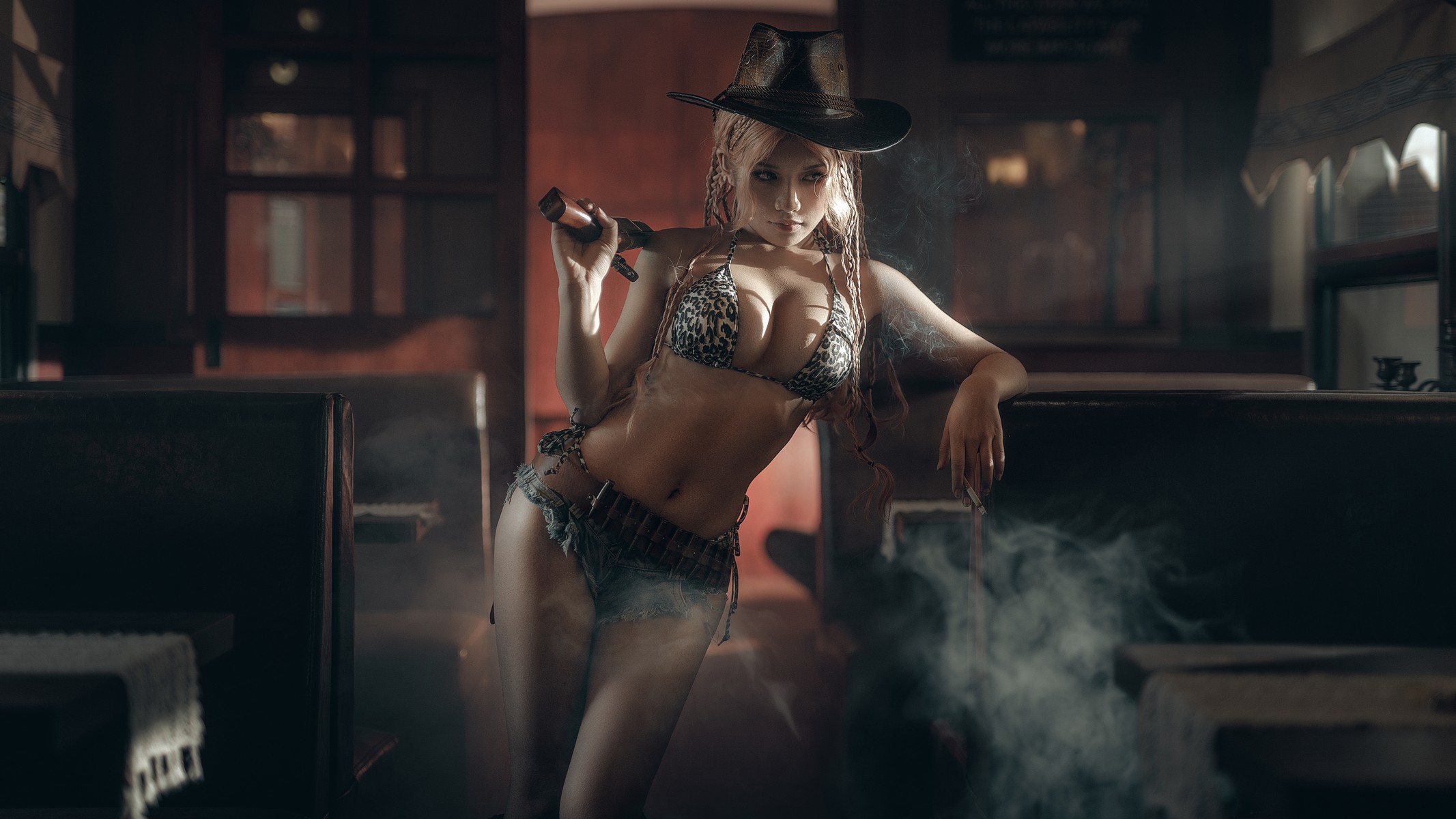Cosplay 一笑芳香沁 牛仔 4