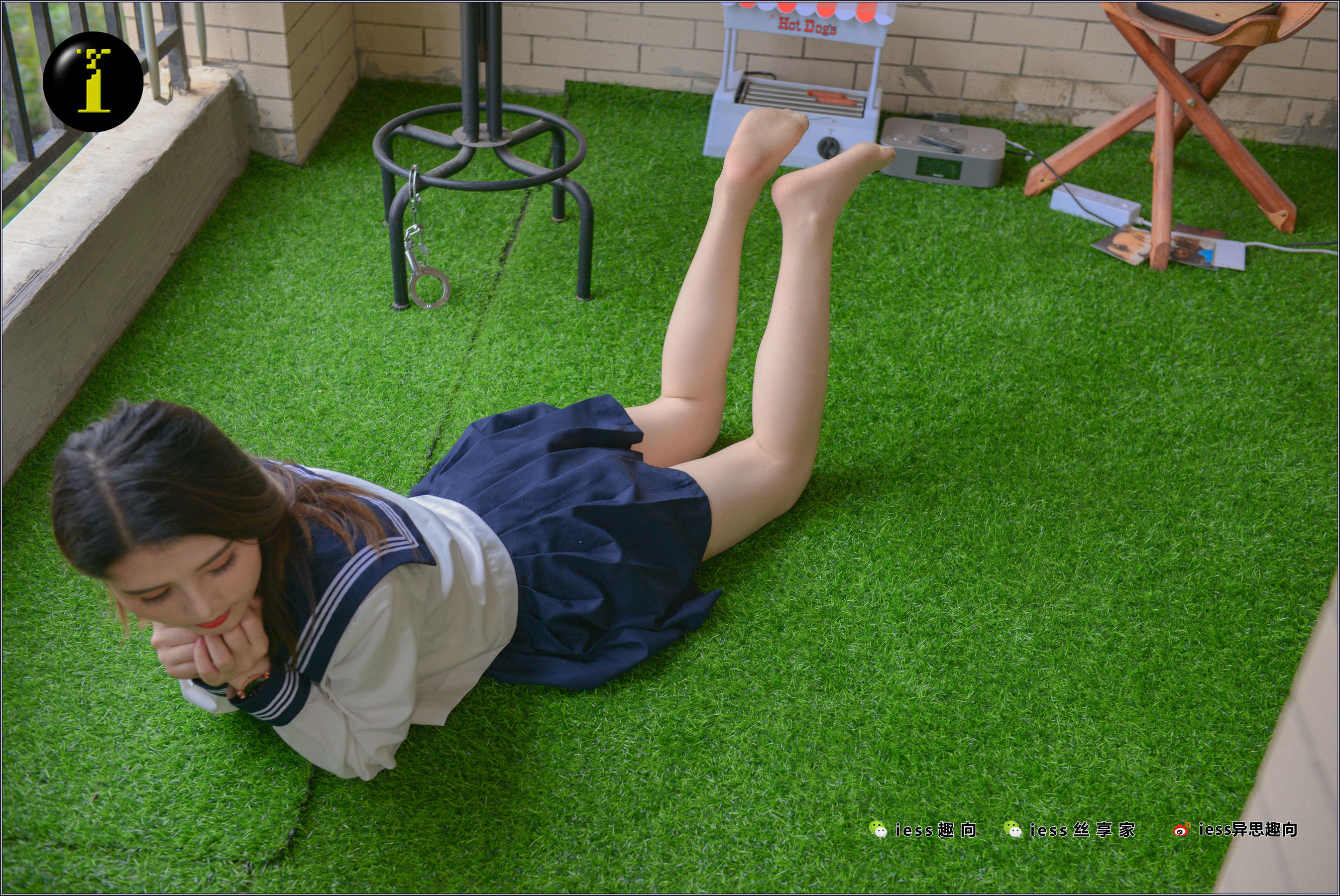 [IESS普惠集]_007_模特广炎_《JK服与小白鞋》-写真图集共84P 2
