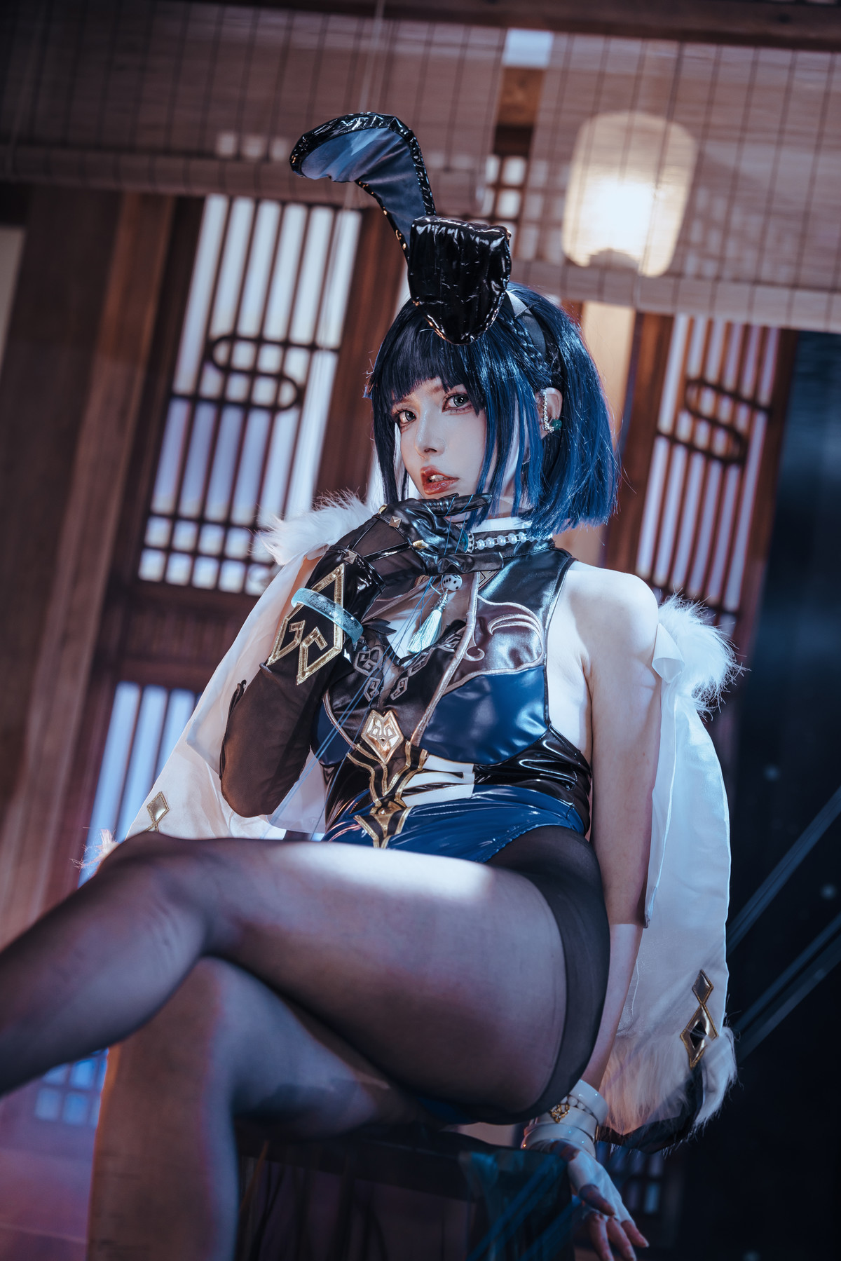 Cosplay 夏小秋秋秋 夜兰 兔女郎 Set.01 20