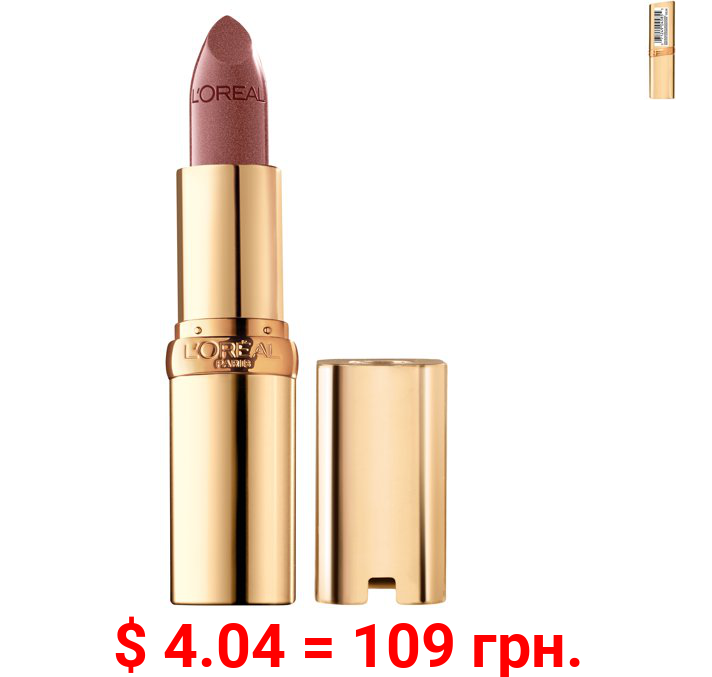 L'Oreal Paris Colour Riche Original Satin Lipstick for Moisturized Lips, Mica, 0.13 oz.