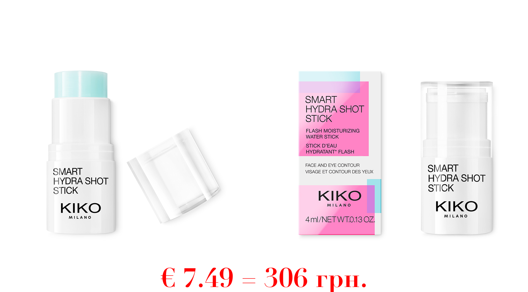 smart hydrashot stickFlüssiger Express-Feuchtigkeitsstick für Gesicht und Augenpartie