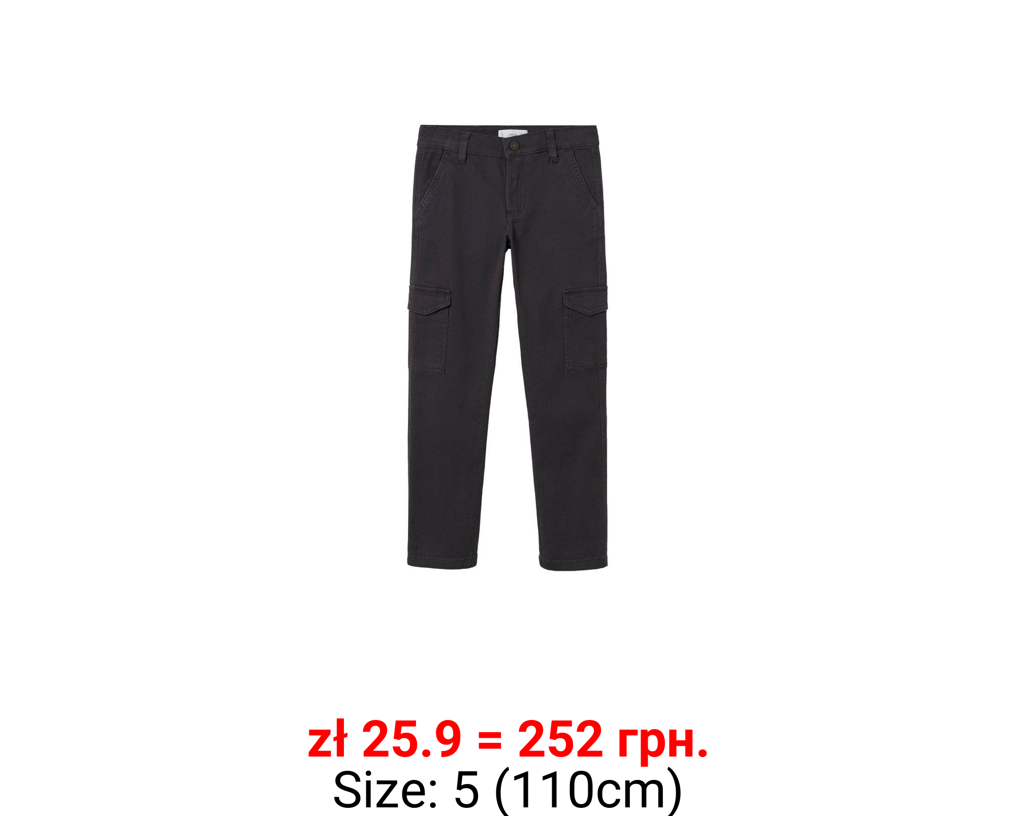 Pantalón cargo algodón