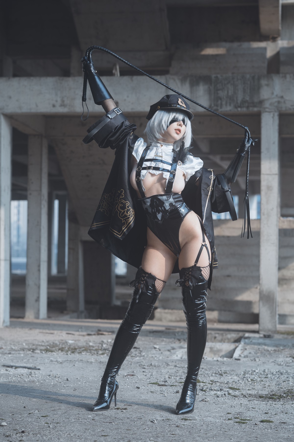 Cosplay 云溪溪 奶桃 2b同人 12