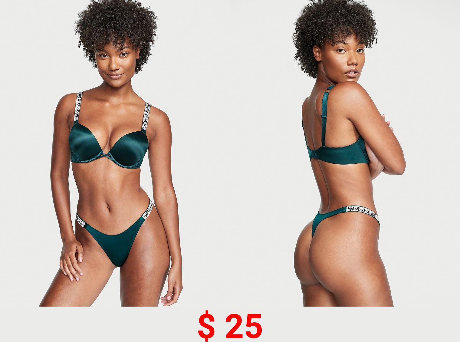 Shine Strap Thong Panty