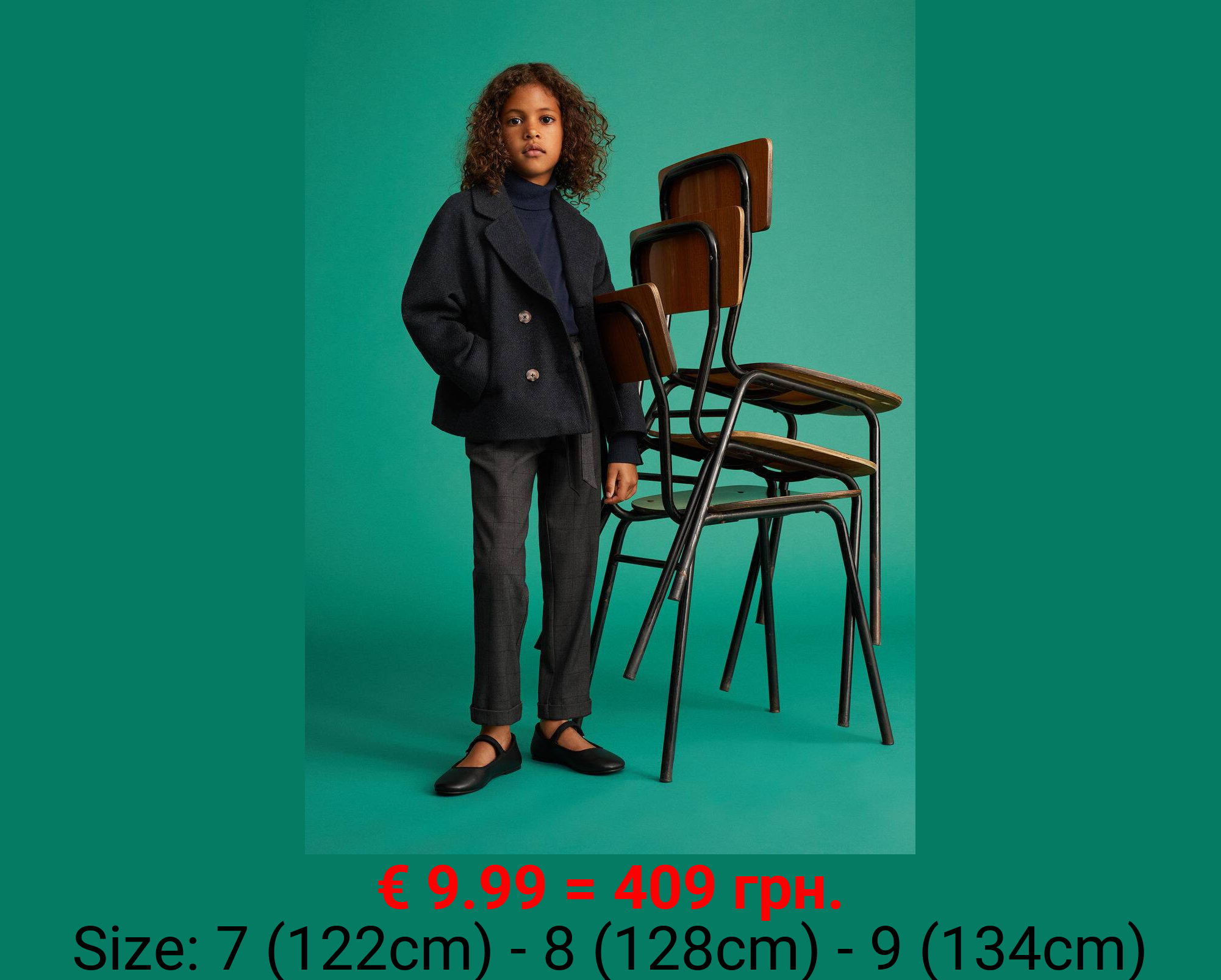 Abrigo doble botonadura